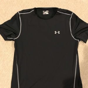Under Armour heat gear short sleeve shirt.